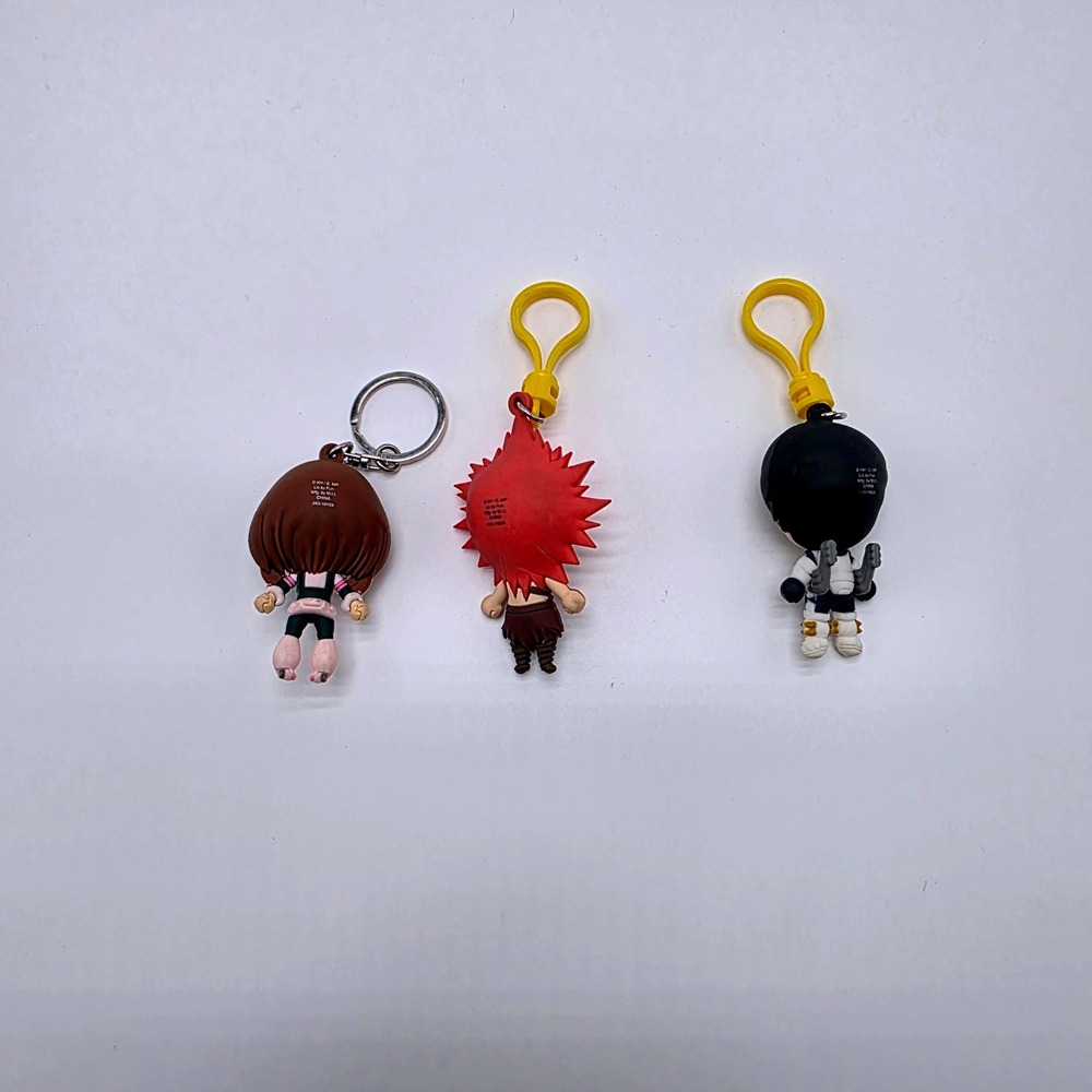 My Hero Academia Chibi Keychain Set Ochaco Uraraka, Eijiro Kirishima, Tenya Lida - Picture 2 of 6